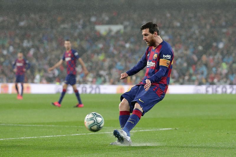 Lionel Messi has been in excellent form in Barcelona's training sessions